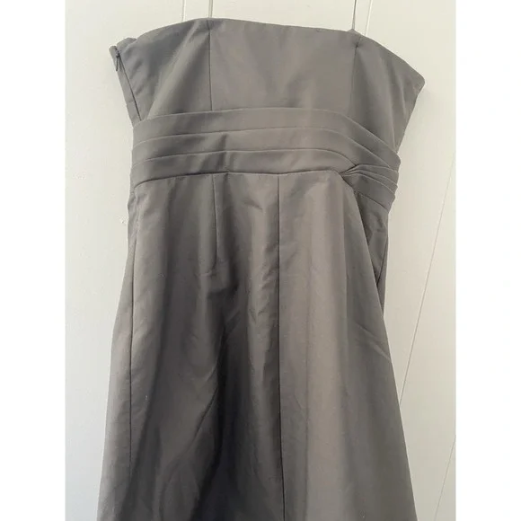 J.Crew Raquel Dress Cotton Cady In Graphite Sz 6 Gray Bridesmaid Party $235 - Picture 4 of 6